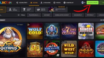 Coolbetin Coolbet pikakasino talletus